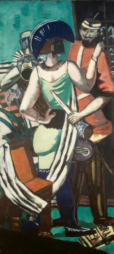 Fastnacht Paris von Max Beckmann