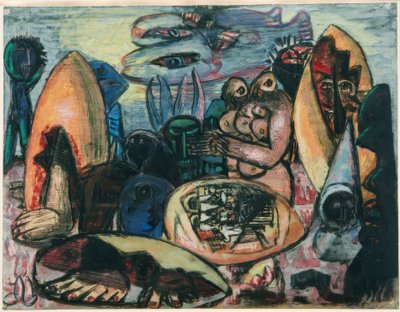 Frühe Menschen von Max Beckmann