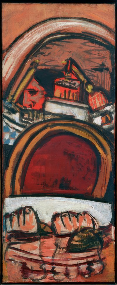 Füße im Bad von Max Beckmann