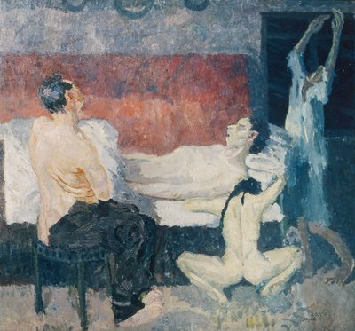 Große Szene der Agonie von Max Beckmann