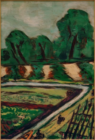 Holländischer Radfahrweg von Max Beckmann