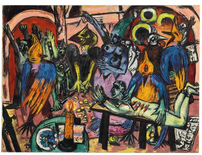 Hölle der Vögel von Max Beckmann