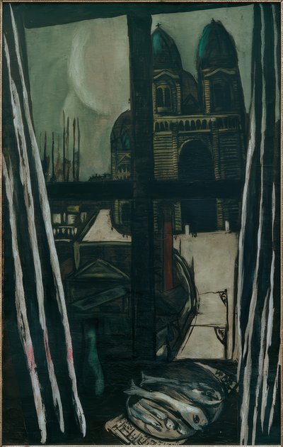 Kirche in Marseille von Max Beckmann