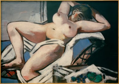 Liegender Akt von Max Beckmann
