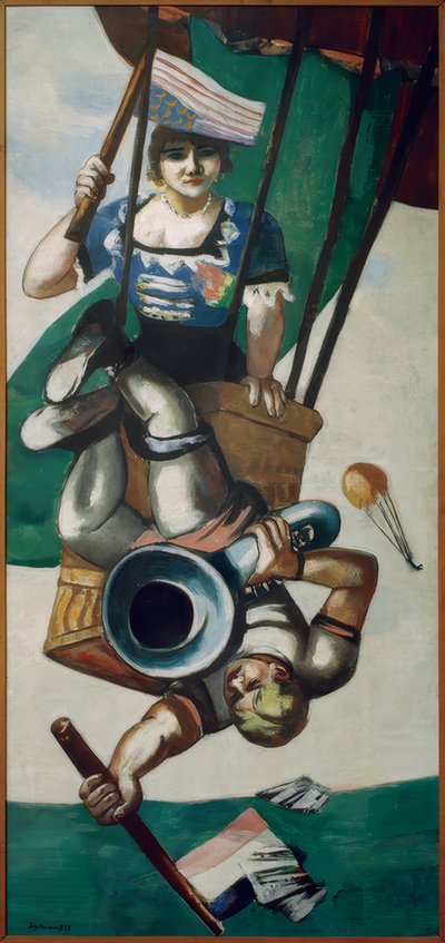 Luftakrobaten von Max Beckmann