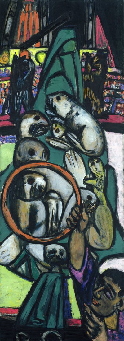 Seelöwen im Zirkus von Max Beckmann