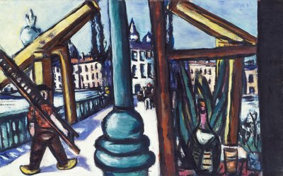 Die Holzbrücke von Max Beckmann