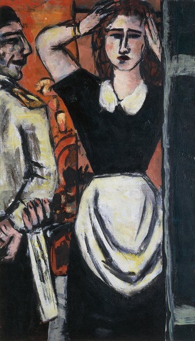 Kellner und Garderobenwärter von Max Beckmann