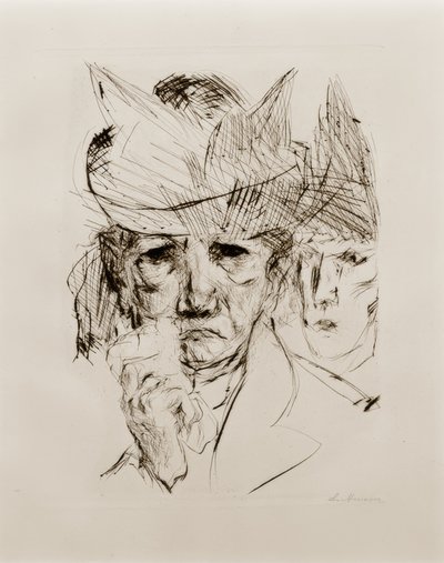 Weinende Frau von Max Beckmann