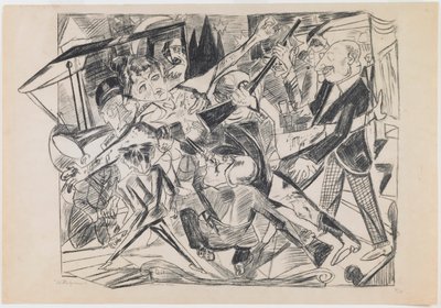 Platte 4: Martyrium von Max Beckmann