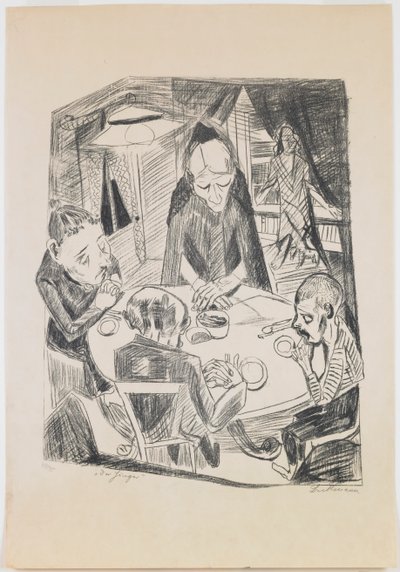 Tafel 5: Hunger von Max Beckmann