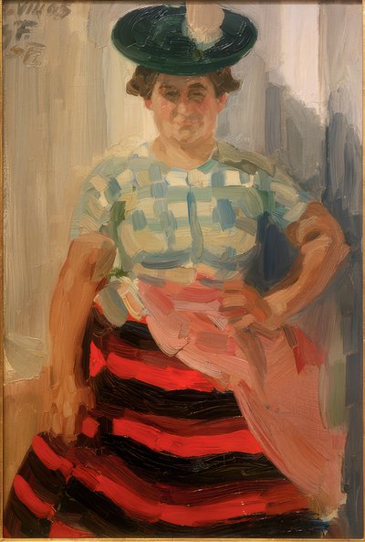 Miesbacherin von Max Feldbauer