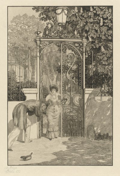 Am Tor, 1887 von Max Klinger