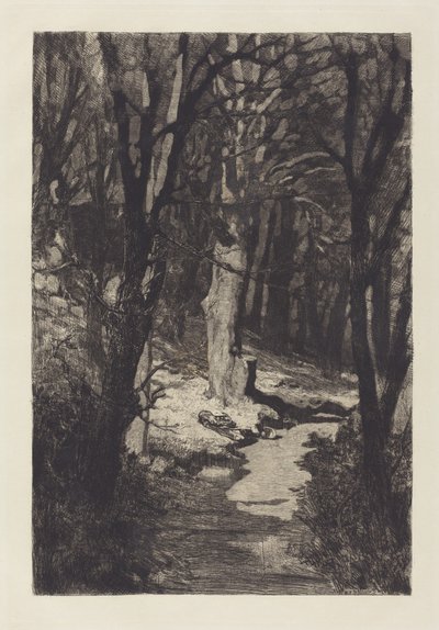 Im Wald von Max Klinger