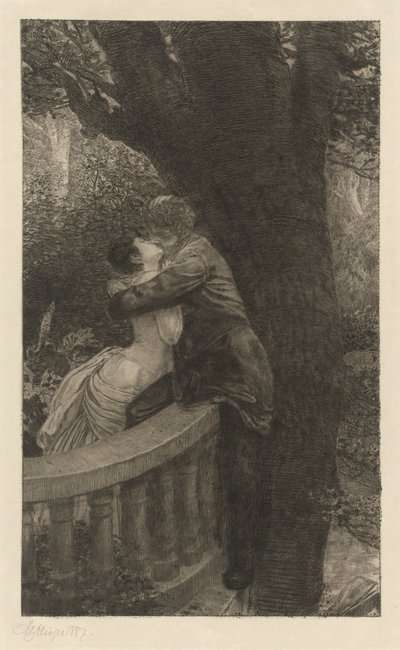 Im Park: pl.4, 1878 von Max Klinger
