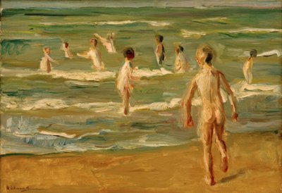 Badende Jungen von Max Liebermann