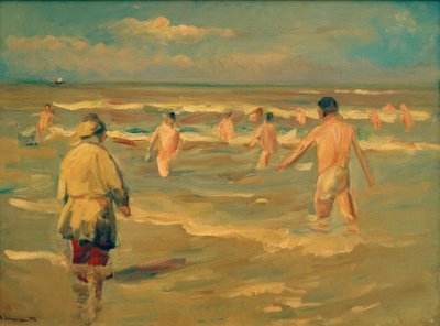 Badende Knaben von Max Liebermann