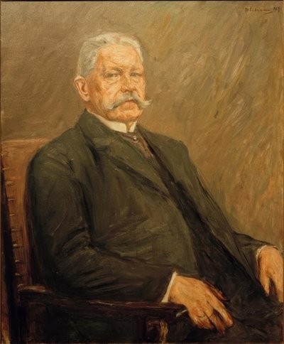Bildnis des Reichspräsidenten Paul von Hindenburg von Max Liebermann