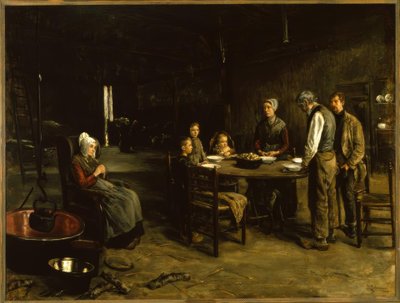 Das Tischgebet von Max Liebermann