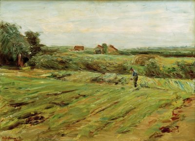Erntefeld – Kohlfeld (?) von Max Liebermann