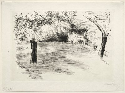 Garten in Wannsee, Deutschland von Max Liebermann
