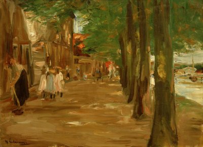 Gracht in Edam von Max Liebermann