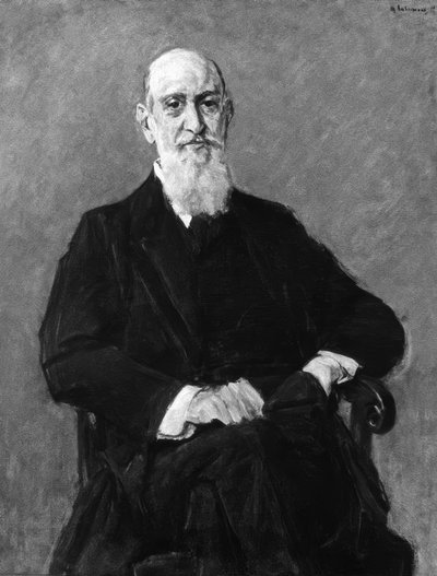 James Israel, Porträt, Gem. M. Liebermann von Max Liebermann