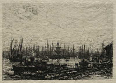 Im Hafen von Bordeaux von Maxime Lalanne