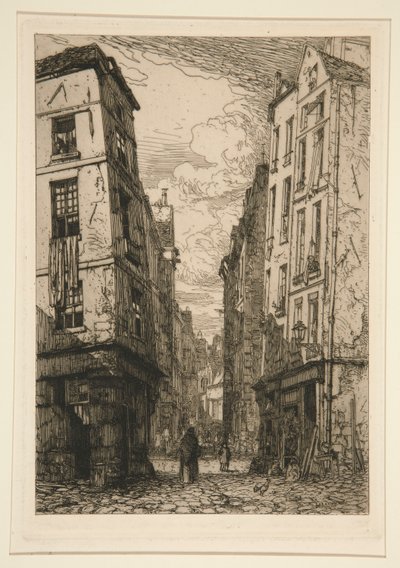 Rue des Marmousets (Vieux Paris) von Maxime Lalanne