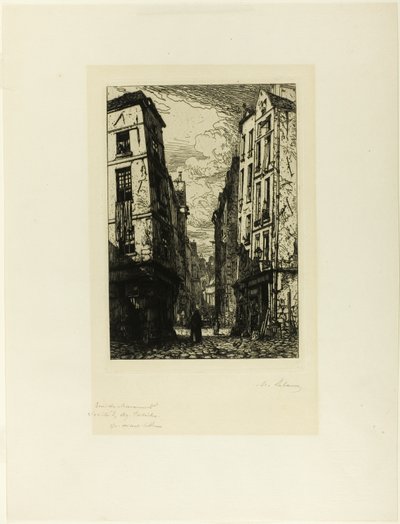 Rue des Marmousets von Maxime Lalanne