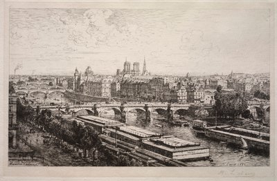 Blick vom Louvre von Maxime Lalanne