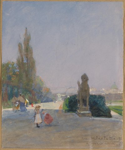 Blick vom Oberen Belvedere auf Wien von Maximilian Suppantschitsch