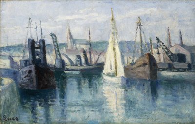 Dieppe, Ein Becken von Maximilien Luce