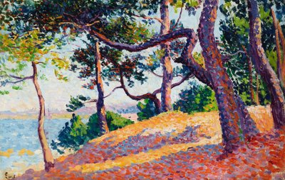 Landschaft in Saint-Tropez von Maximilien Luce