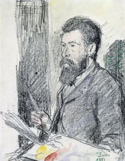 Porträt von Georges Seurat von Maximilien Luce