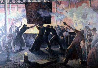 Die Gießerei von Maximilian von Maximilien Luce