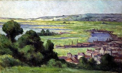 Blick auf Honfleur von Maximilien Luce