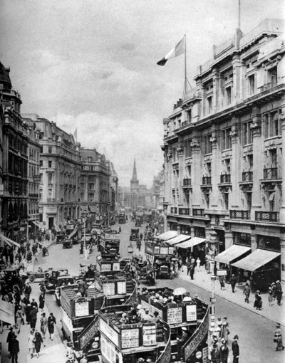 Regent Street, London, 1926-1927 von McLeish