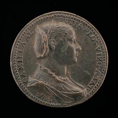 Camilla Albizzi [Vorderseite], 1556 von Medallist R.C.