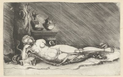 Tod der Kleopatra mit Schlange von Meester van 1515