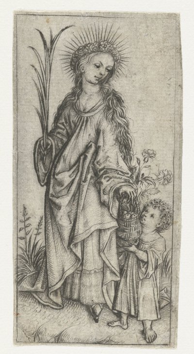 Heilige Dorothea von Meester van het Amsterdamse Kabinet