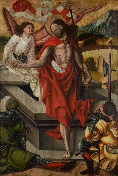Auferstehung Christi von Meister des Christophorus mit dem Teufel