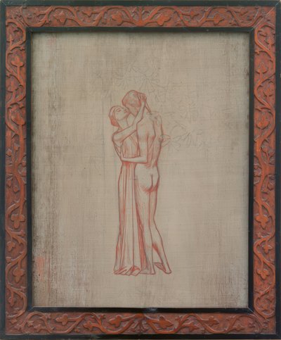 Sich umarmendes Paar von Melchior Lechter