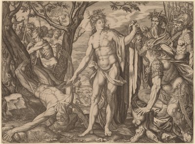 Apollo und Marsyas von Melchior Meier