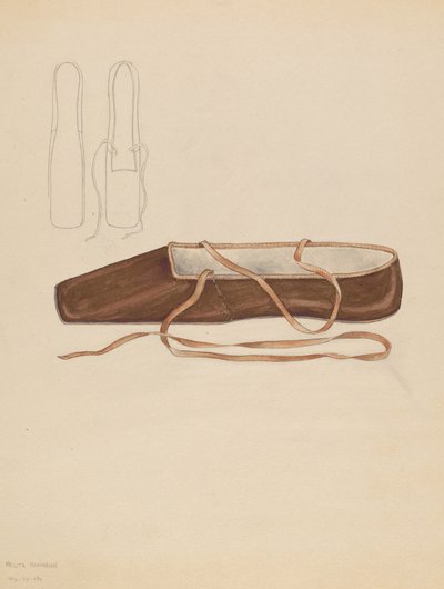Pantoffel, ca. 1936 von Melita Hofmann