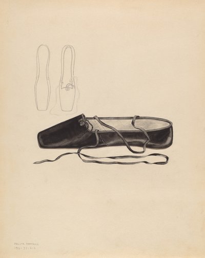 Pantoffel, ca. 1936 von Melita Hofmann