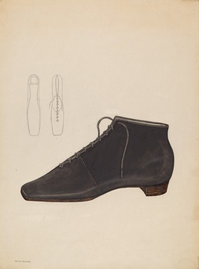 Damenschuh, ca. 1936 von Melita Hofmann