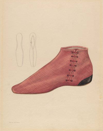Damenschuh, ca. 1936 von Melita Hofmann