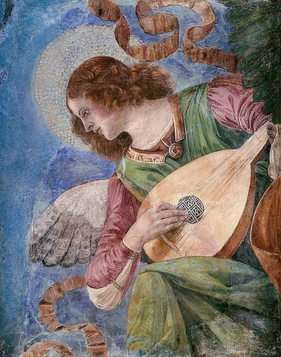 Musizierender Engel von Melozzo da Forli