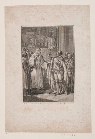 Zwei Illustrationen auf einem Blatt von Meno Haas